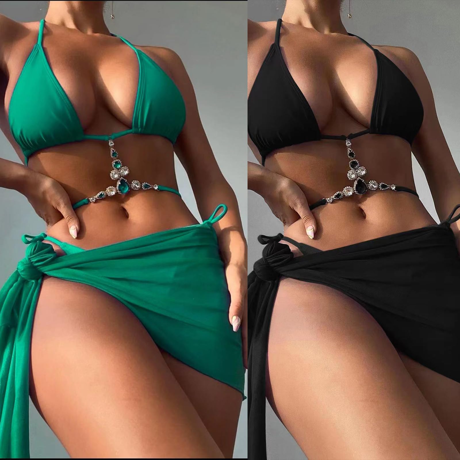 0347VictoriasSecret新品未使用トライアングルタイサイドビキニ